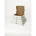 thumbnail image 6 of 12 inch Pizza Box Bundle of 50 - Premium Plain White Corrugated Cardboard Take Out Delivery Container, 6 of 7
