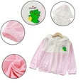 thumbnail image 4 of WOLLED Baby Boys Girls Hooded Sun Shirt Kids Baby Zipper Ice Silk Thin Sun Protection Jacket 1-10Y Toddler Beach Clothing Lightweight Breathable Versatile Sun Protection Jacket, 4 of 9