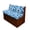Blue Palm Tree Print, variant on XYZCANDO 2 Pack RV Booth Seat Covers Comfortable Furniture Protector, Compatible with Camper Station Wagon Camper Cushion Covers(Wood)
