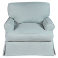 thumbnail image 3 of Sunset Trading Horizon Tissu Housse pour Chaise T-Coussin en Bleu Océan, 3 of 7