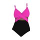 thumbnail image 4 of Ploknplq Tankini Swimsuits for Women,Bathing Suits,Plus Size Swimsuit for Women,Swimsuit Metal Bathing Suit Slimming Full Coverage,Womens One Piece Swimsuits,Swim Suits for Women 2025 Hot Pink S, 4 of 5