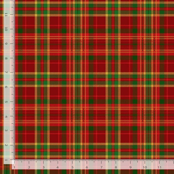 Cotton Joyful Tartan Plaids Metallic Lines Christmas Timeless Treasures Holiday Cotton Fabric Print by the Yard (PLAID-CM2281-HOLIDAY)
