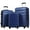 Blue, variant on Antique White Expandable Hardside Spinner Luggage Set, 3-Piece TSA Lock Suitcase Collection