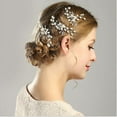 thumbnail image 3 of Épingle à Cheveux Fleur de Mariage Pince à Cheveux de Mariage Épingles à Cheveux de Mariée Pinces à Cheveux de Mariage Accessoires de Cheveux de Mariage Épingles à Cheveux pour Femmes Mariage, 3 of 5