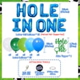 thumbnail image 5 of Golf Themed Birthday Party Decoration Hole in One Blue Foil Banner Green Cake Topper Golf Foil Colorful Balloon Set for Kids Boys First Birthday Baby Shower Supplies, 5 of 6