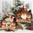 thumbnail image 1 of Ganfancp Corona de Navidad 29Cm/11.4Inches Navidad Ratán Interior Colgante Escena Arreglo Pared Decoración Navideña Coronas para Puerta Principal Rebajas Flash Deals 1* Corona de Navidad, 1 of 6