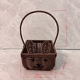 thumbnail image 3 of NWOKYZGH Easter Bunny Woven Basket for Party Favors, Handmade Straw Wicker Easter Candy Eggs Baskets, Cute Picnic Hamper for Egg Hunt Party Gifts, 3 of 5
