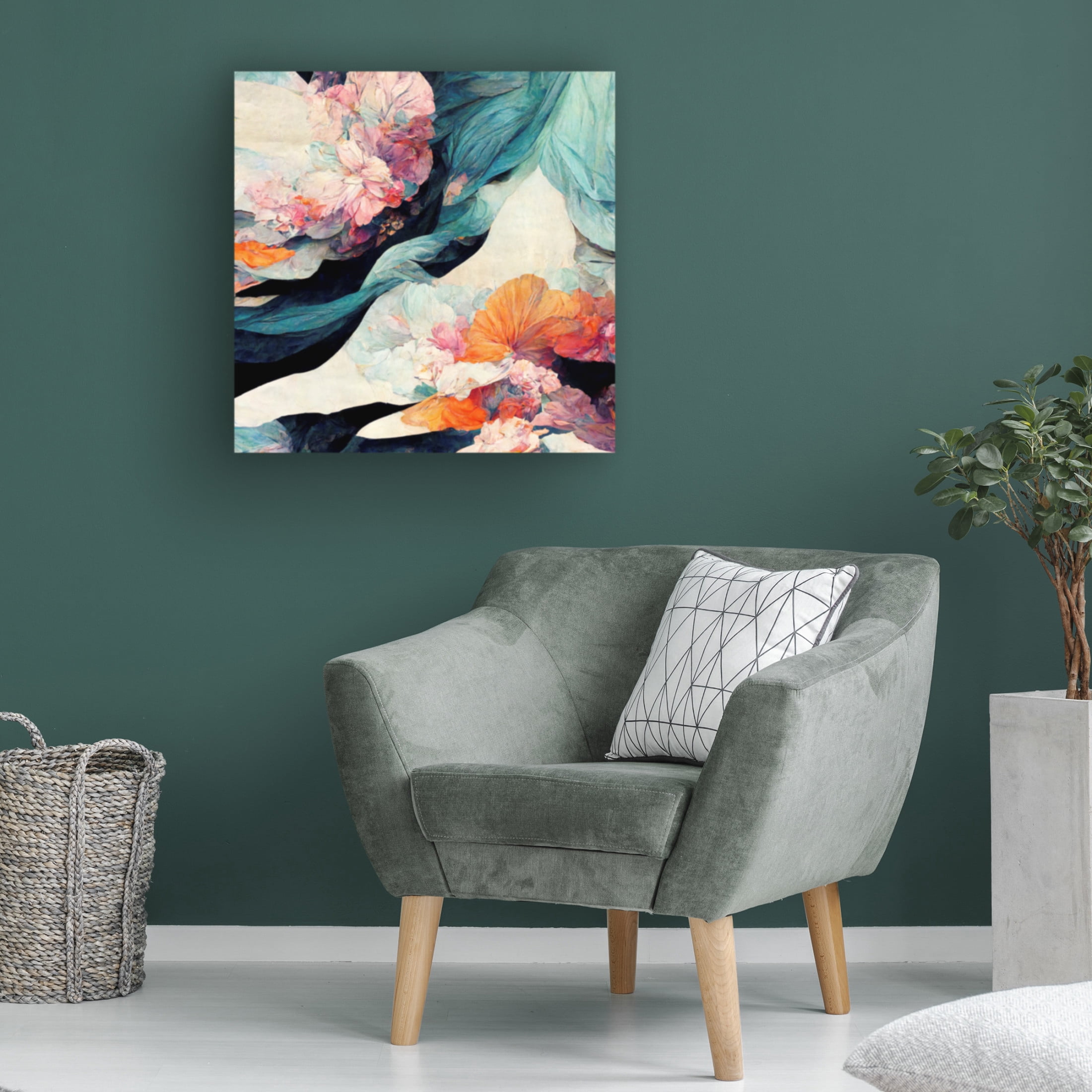 Canvas Wall Art - Sasha 'K Dreams IV' Wall Art for Living Room, Bedroom, or Office Décor by Trademark Fine Art - 18 x 18 Inches