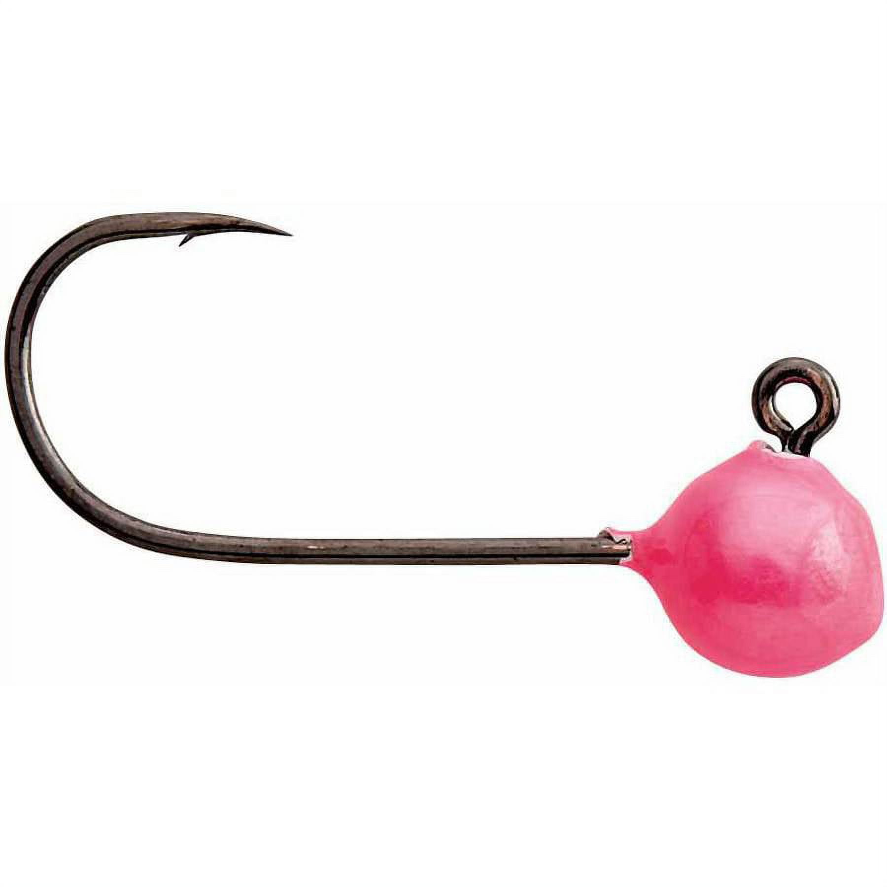 (2 pack) Yakima Bait Maxi Jig Heads, 3pk, 1/8 oz, Pearlescent Pink