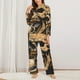thumbnail image 2 of Fotbe Grim Coffee Skull Conjunto de Pijama de Manga Larga para Mujer con Estampado, Ropa de Dormir de 2 Piezas, Conjunto de Casa Suave y Cómodo con Bolsillos-X-Large, 2 of 7
