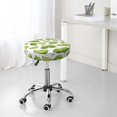 thumbnail image 5 of Cute Fresh Limes Round Bar Stool Seat Covers, Elastic Round Chair Cover Stool Seat Slipcover Bar Stool Cushions Round Pad for 12-14 inch, 5 of 5