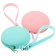 2 pcs Silicone Earbud Case Earphone Carrying Case Headphone Storage