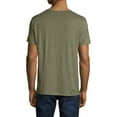thumbnail image 2 of Hanes Men's Modal Elevated Tee Military Green Triblend 2XL, 2 of 6