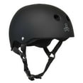 thumbnail image 7 of Triple 8 Skater Hardened Skate Helmet with Sweats aver Liner, Black Rubber - Medium, 7 of 7
