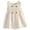 S6 White, variant on Tisuna Girls Sweater Dress Toddler Floral Print Long Sleeve Crew Neck Dresses Warm Breathable Autumn Winter Girls Daily Wear Beige Size 4-5 Years