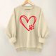 thumbnail image 2 of Camiseta de Moda de Cuello Redondo Casual de Manga Larga de las Mujeres, Camisetas de Manga Larga de las Mujeres con Patrón de Puntos de Polka Y Poliéster Suave, Sudadera Ligera Y Acogedora para el I, 2 of 3