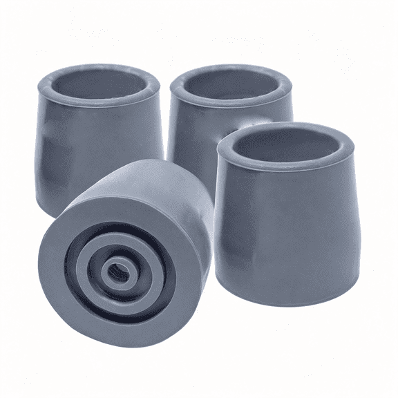 HEZIFQ Steel-Reinforced Walker Glide Tips (Gray, 1 1/8") Walker Glides