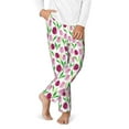 thumbnail image 2 of Yiaed Tulips Flowers Print Teenagers' Lounge Pants, Loose PJ Bottoms, Long Pajama Pants for Men-Small, 2 of 6