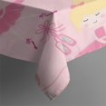 thumbnail image 3 of Ballet Princess Pattern Rectangle Tablecloth 60"x102",Waterproof Polyester Rectangle Table Cloth, Wipeable Spillproof Polyester Tablecloth for Dining, Camping, Indoor and Outdoor, 3 of 6