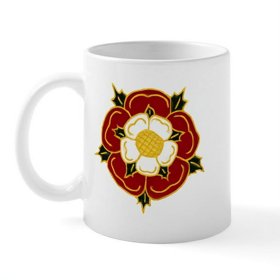 CafePress - Tudor Rose Mug - 11 oz Ceramic Mug - Novelty Coffee Tea Cup