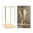 thumbnail image 4 of Vitrina De Cristal Cuboide Decorativa Obras De Arte Antiguas Vitrina Terrario M Sunnimix Estuche de muestra, 4 of 7