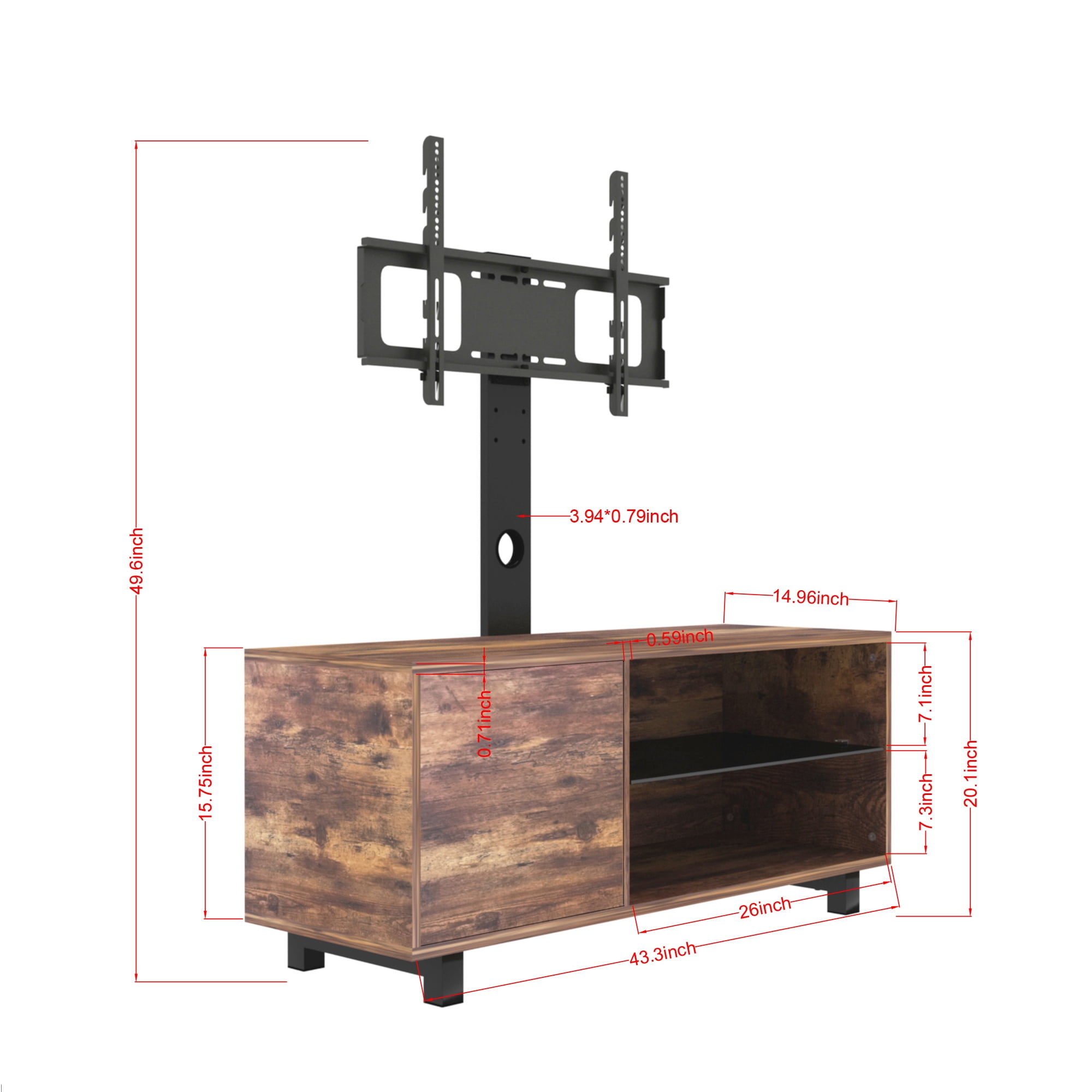Kepooman TV Stand with Push-To- Open Storage Cabinet for TV up to 65in Wood & glass TV Stand for Living Room Bedroom Kepooman TV Stand with Push-To- Open Storage Cabinet for TV up to 65in Wood & glass TV Stand for Living Room Bedroom