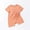 Orange, variant on Infant Summer Jumpsuit Child's Summer Jumpsuit Boys And Girls Baby Botton Short Sleeve Round Neck Cute Solid Shorts Rompers 6-12 Month Girl Clothes
