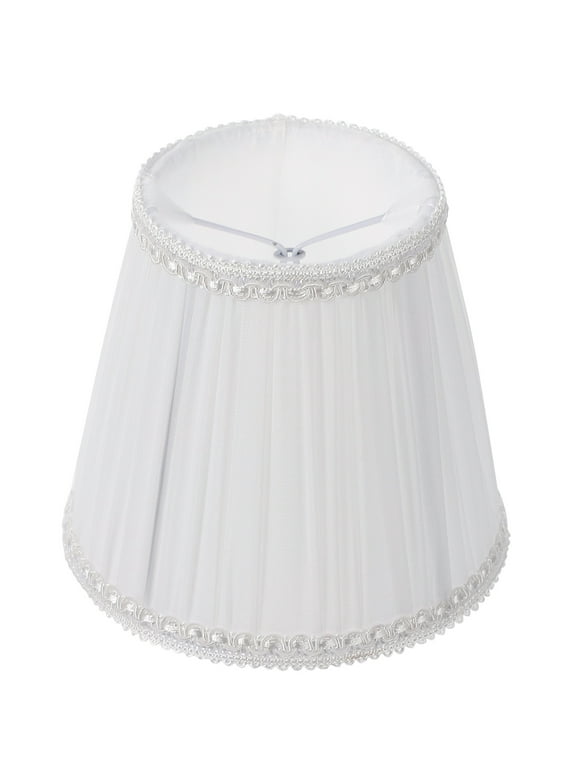 Pleat Lamp Shades Chandelier Lamp Shades Table Lamp Shade Cloth Clip on Light Shades Lamp Cover Drum Shade Lampshade Bulb Cover Wall Lamp Shade for Bedrooms Living Room