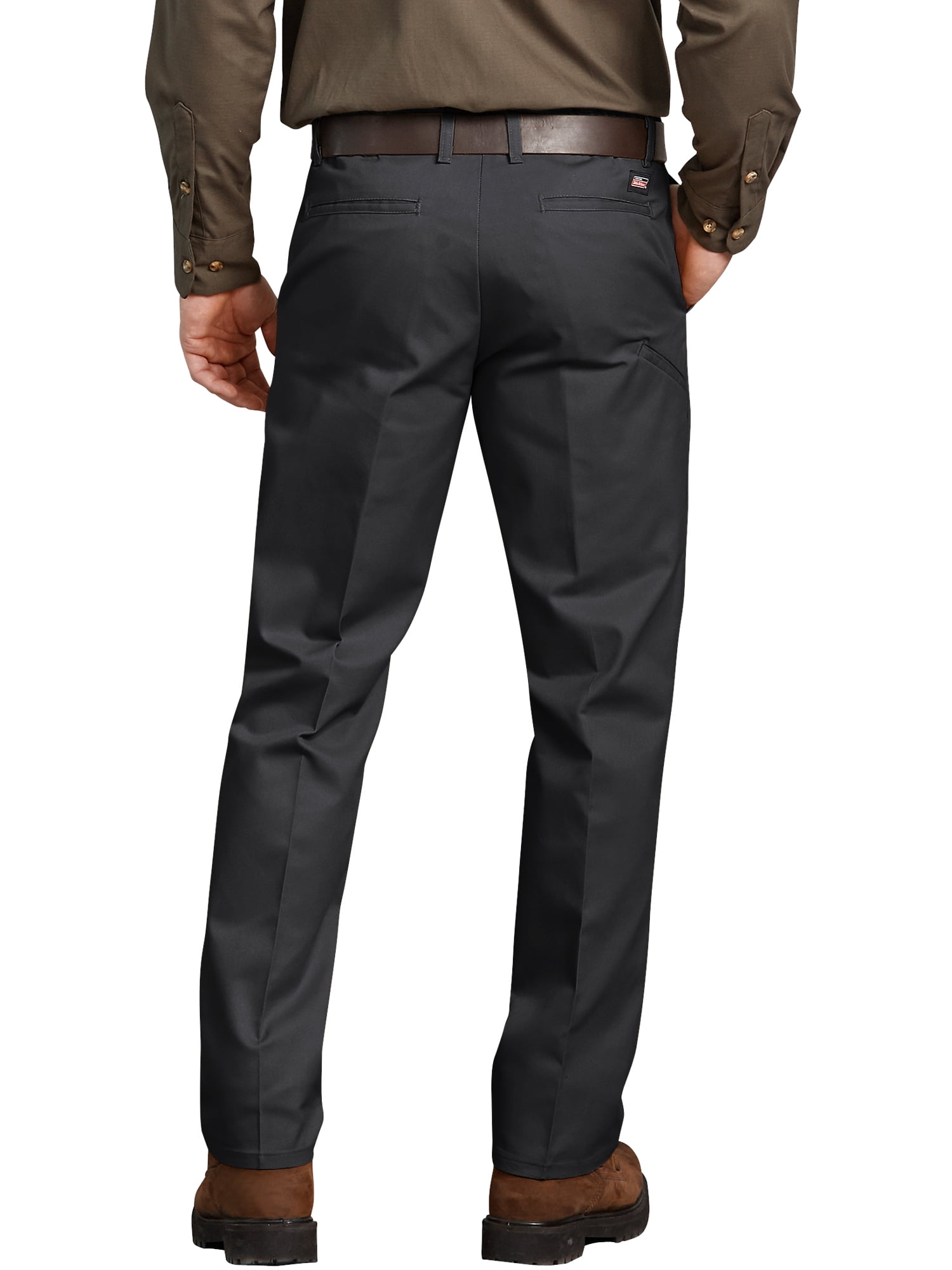 Genuine dickies men's flat front comfort waist flex pant Clearance