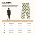 thumbnail image 4 of Lsque Sloth Sitting Tropical Leaves Print Women's Pajama Pants, Lounge Pant - Comfortable Home Wear,Elastic Waistband, Stylish Design-Medium, 4 of 9