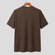 thumbnail image 5 of pstuiky Camisas de vestir de manga corta para hombre, Sudadera con capucha informal holgada de color liso y manga corta para hombre camisas casuales para hombre s, 5 of 5