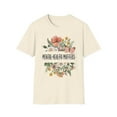 thumbnail image 2 of Floral Mental Health, Gildan Unisex Softstyle T-Shirt, Graphic Tee, S-3XL, 2 of 5
