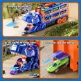 thumbnail image 2 of Dinosaurios Juguetes para Niños, Camión de Juguete de Dinosaurios con 12 Coches, Plegable y transformable, 2 of 6