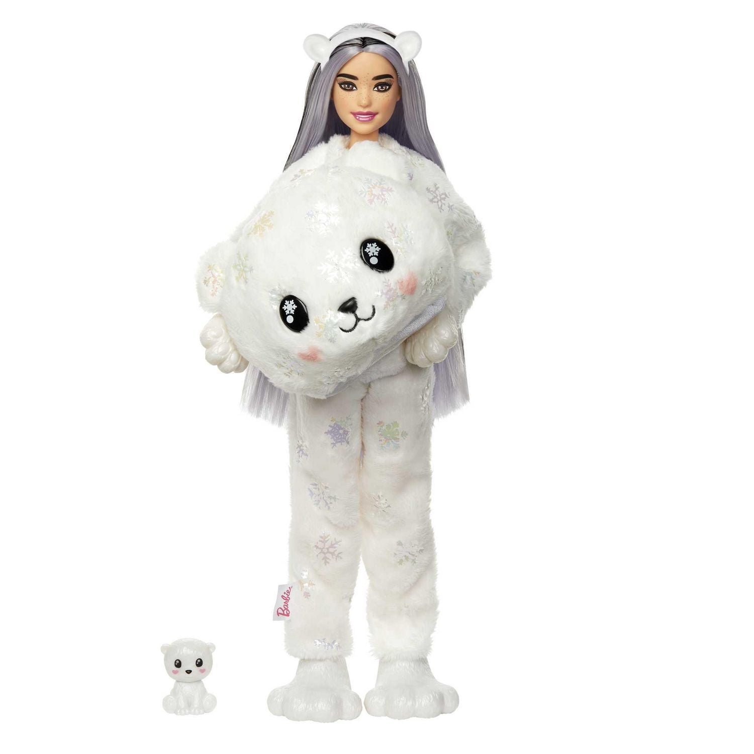 Barbie Dolls | Cutie Reveal Doll | Snowflake Sparkle Polar Bear