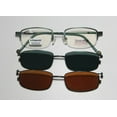 thumbnail image 3 of SMARTFLIP 411 2 SETS OF POLARIZED LENSES BY POLAROID EYEGLASS FRAME/GLASSES, 3 of 10