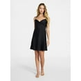 thumbnail image 2 of No Boundaries Sleepwear Slip Dress, Women's XS-XXL, 2 of 5