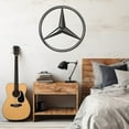 thumbnail image 5 of LaModaHome Exclusive Mercedes Logo Metal Wall Art Decor – Durable & Artistic Metal Wall Art for Home and Office Decor, Perfect for Any Interior Design Aesthetic, 5 of 5