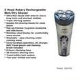 thumbnail image 5 of Optimus 50035S 3-Head Rotary Rechargeable Wet/Dry Shaver, 5 of 6