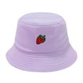 thumbnail image 2 of Chapeau de Pêcheur Unisexe Adulte Femme Homme Imprimé Fraise Protection Solaire Extérieur, 2 of 2