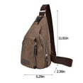 thumbnail image 3 of mtvxesu Over the Shoulder Bags for Women, Canvas Sling Bag Small Crossbody Backpack Hiking Daypack Rucksack for Men Women Outdoor Cycling Travel Travel Tote Bags Work Limited Time Offer, 3 of 8