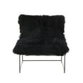 thumbnail image 6 of Kimi Black Genuine Sheepskin Chair, 6 of 7