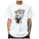 thumbnail image 2 of De Camiseta de manga corta con estampado creativo de calaveras de verano para hombre, 2 of 9