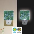 thumbnail image 2 of Yayeee LED Plug in Night Light for The Home with Auto Dusk to Dawn Light Sensors, 2 Pack, Blue Flowers Pattern, 2 of 6