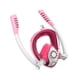 thumbnail image 5 of Máscara de snorkel facial completa para niños para exploración subacuática Rosa, 5 of 9