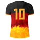 thumbnail image 5 of Playeras De Compresión Para Hombre, Conjunto De Dos Piezas De Camiseta Y Pantalones Cortos De Manga Corta Con Estampado Completo De Alemania Para Hombre Y Conjunto De Camisa Y Pantalón Corto., 5 of 9
