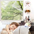 thumbnail image 5 of Reusable 80x120cm Window Mosquito Net with Frame & Magic Ribbon - Tear-Resistant, Stable, Durable Insect/ Fly/ Mosquito Barrier for Summer, Breathable Mesh Screen to Keep Bugs Out, Includes 1 Screen, 5 of 5