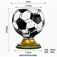 thumbnail image 3 of Rotatable Football Glass Cup Soccer Shaped Tumbler Lead-Free Clear Glass Drink Cup Decorative Drinking Glass For Home Bar Party Gift, 3 of 7