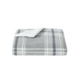 thumbnail image 4 of Cannon Cozy Teddy Grey Polyester 1-Piece 50x70 Throw Blanket, plaid themed, for Men and Women, OEKO-TEX Certified Confidence, 4 of 4