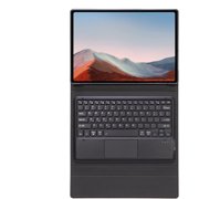 Touch Keyboard Case for Surface Pro 7 (2019) /Pro 6 (2018) /Pro 5 (2017) /Pro 4 (2015) 12.3 Inch Tablet, Magnetically Detachable Wireless Keyboard with Trackpad, Slim Light Folio Stand Case