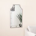 thumbnail image 3 of Miroir Mural Décoratif SEI Furniture avec Cadre Argenté, 3 of 6